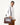 person wearing Garth Coated Zipper Slim Leather Laptop Bag