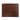 brown front view leather wallet with credit card pocket