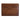 a brown leather card case with a card slot
