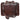 a brown leather briefcase with a strap