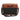 Back View Cognac Darius Flip-Over Laptop Messenger Bag with slit pocket/zip trolley slot