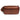 Darius Leather Travel Kit - Alternate Side View of the Double Zip in cognac brown full grain leather with dual compartments and side handle for compact, durable storage.