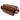 Darius Leather Travel Kit - Double Zip in cognac brown full grain leather with dual compartments and side handle for compact, durable storage.