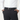 black reversible belt with metal keepers on person with hands in their pockets
