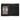a black leather wallet with a checkered pattern