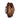 a brown bag with a brown handle on a white background