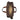 a brown duffel bag with a brown handle