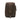 a brown bag with a zipper on it