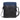 a black and blue leather crossbody bag