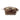 Brown travel dopp kit