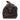 side view of Boconi leather duffel bag