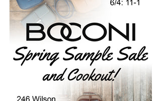 Spring Sample Sale & Cookout!