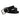 black reversible Woven Elastic Belt with center bar buckle