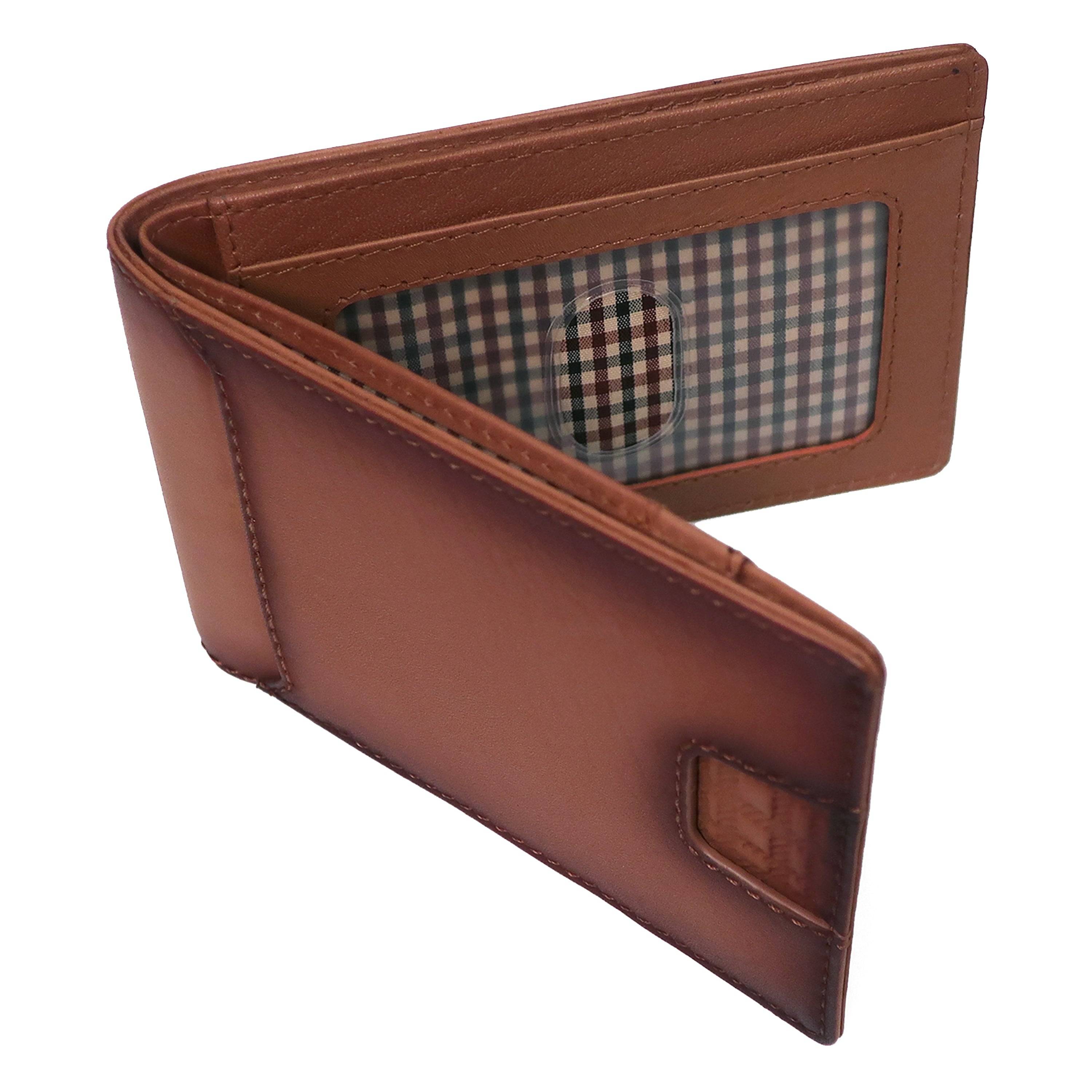 Dawn Compact Burnished Leather Wallet