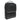 black ballistic nylon and leather trim backpack