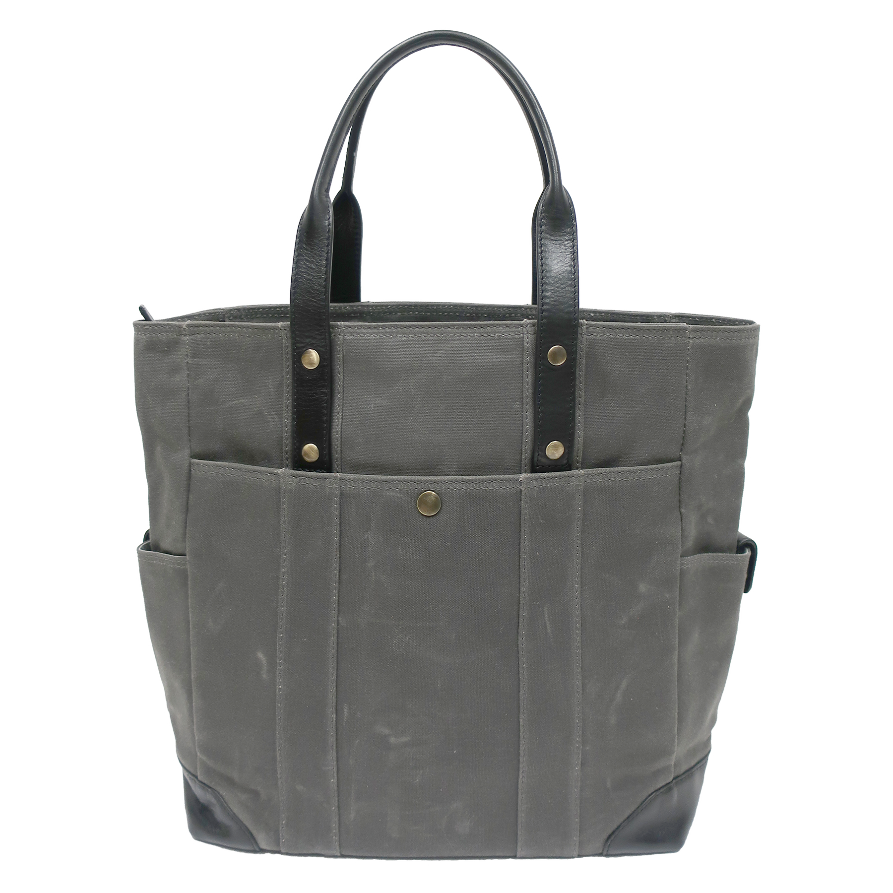 Sloan Waxed Canvas and Pull-up Leather Tote Bag