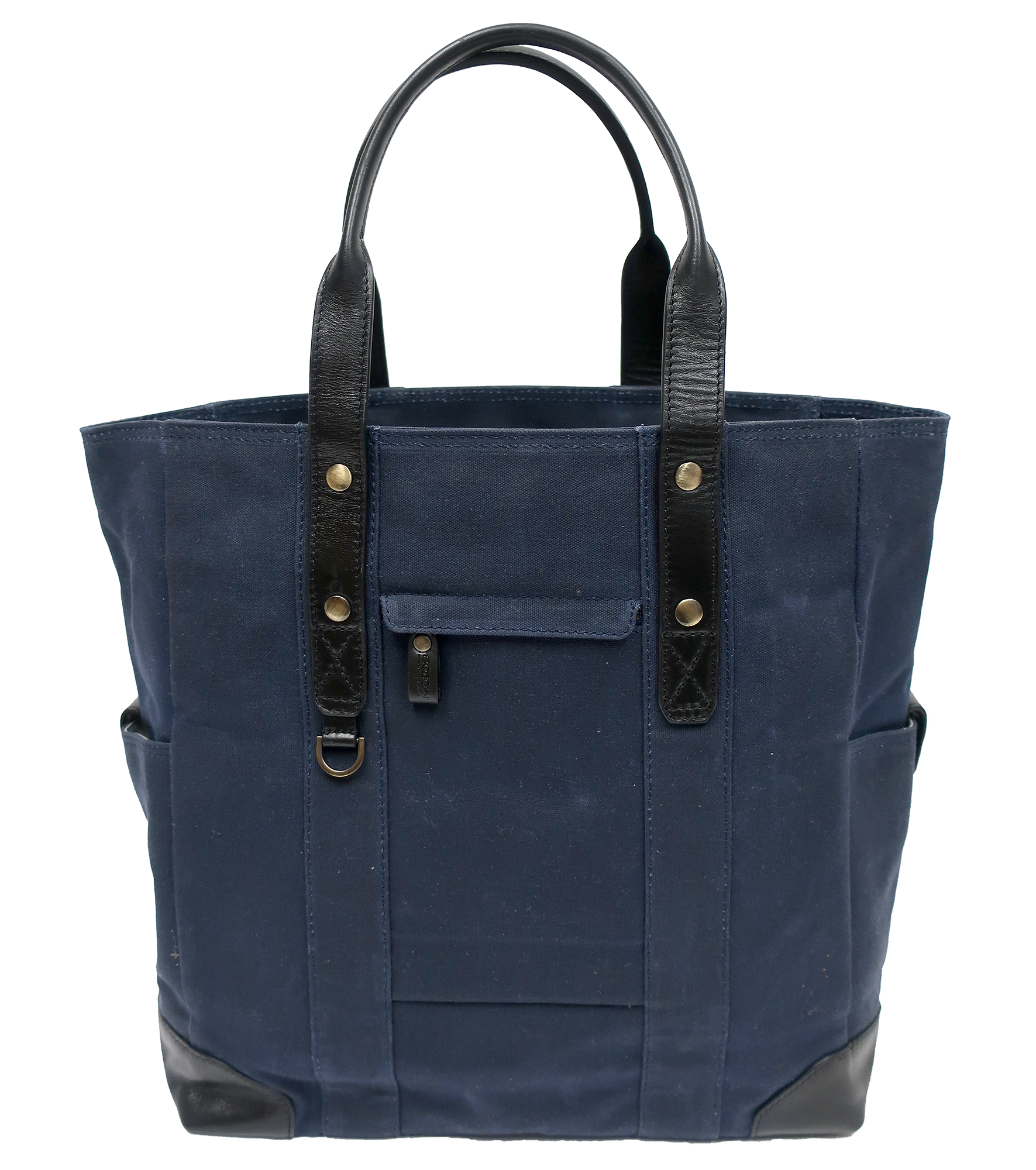 Sloan Waxed Canvas and Pull-up Leather Tote Bag