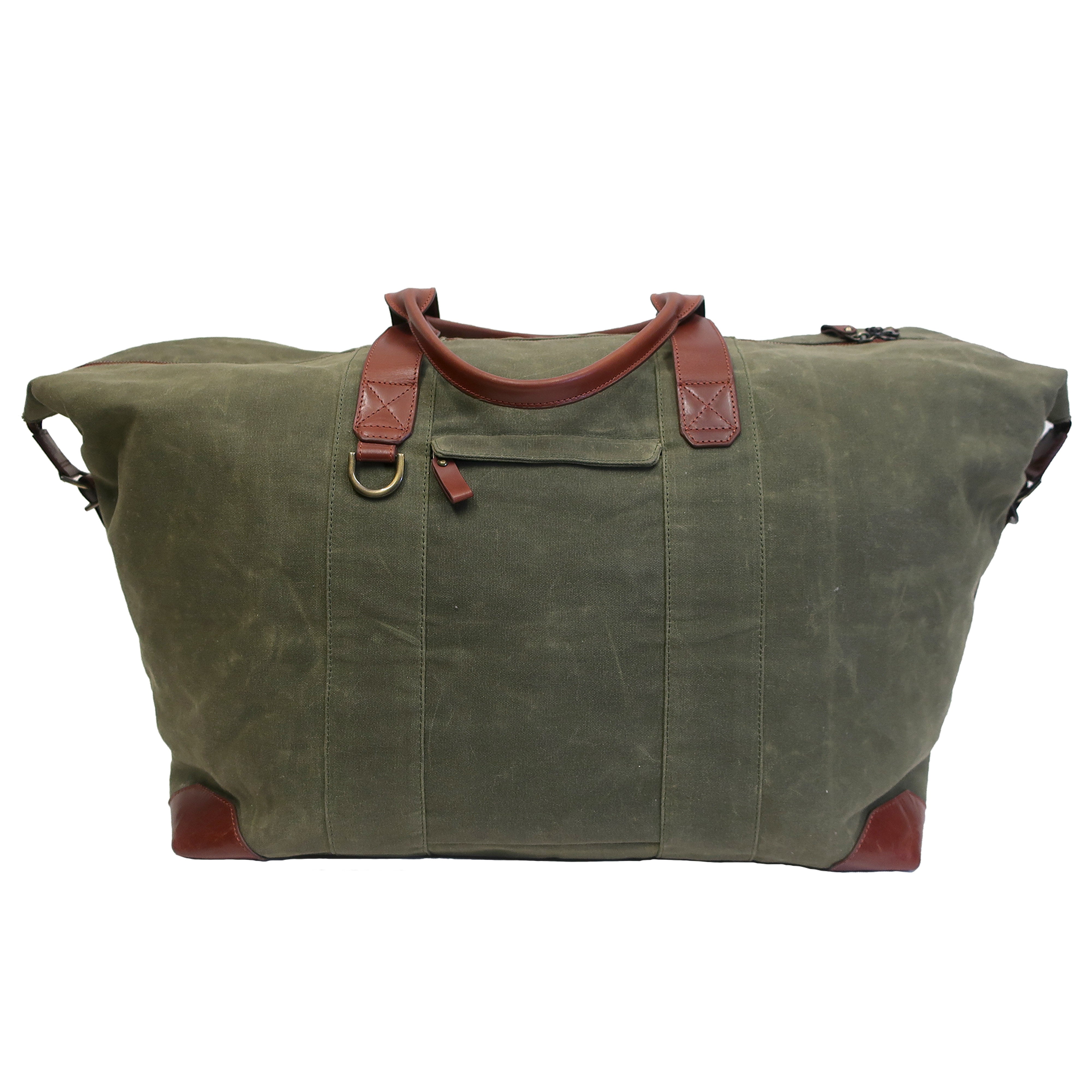 Sloan Waxed Canvas and Pull-up Leather 20" Duffel Bag