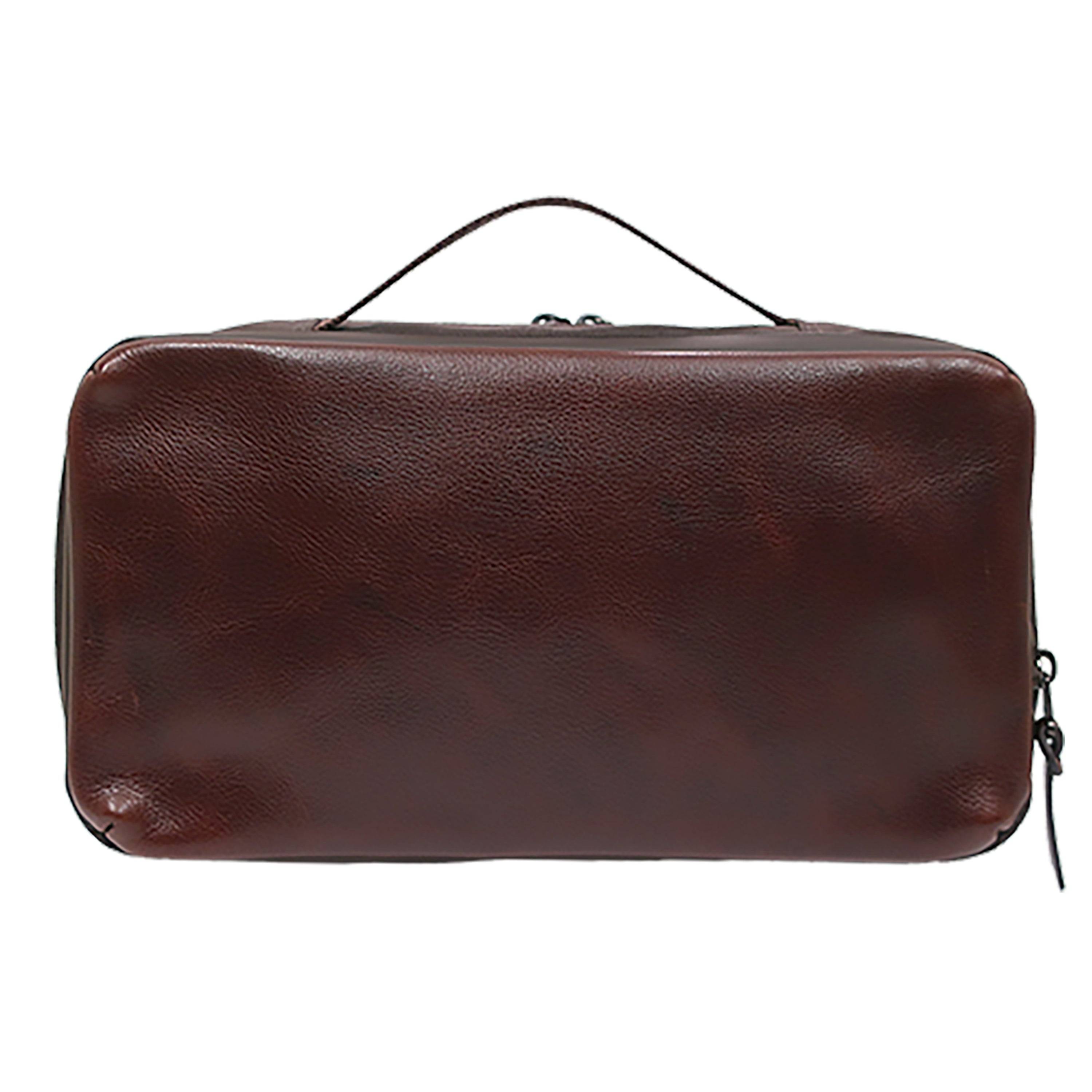 boconi garth traveler leather backpack BOCONI Garth Expandable Full Grain Leather Travel Kit, Cognac