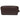 A back view of the BOCONI dark brown full grain leather travel kit with carrying handle