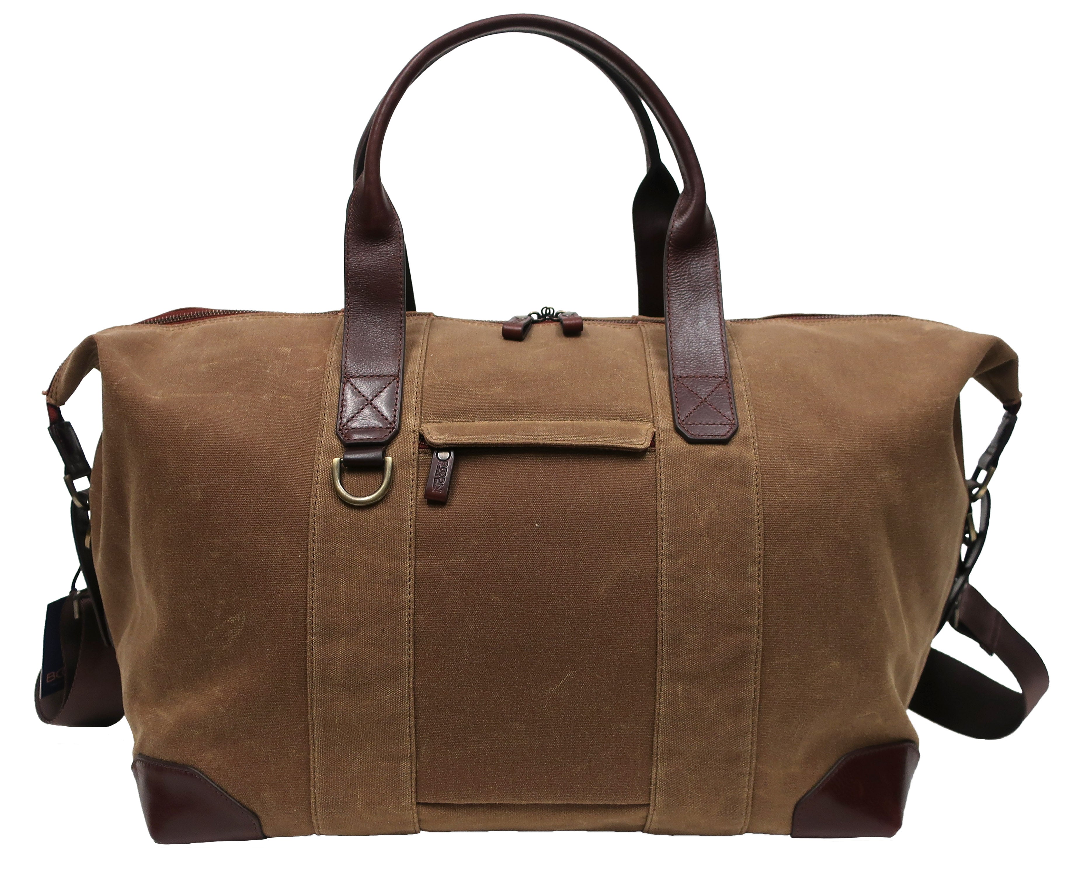 Sloan Waxed Canvas and Pull-up Leather Duffel Bag