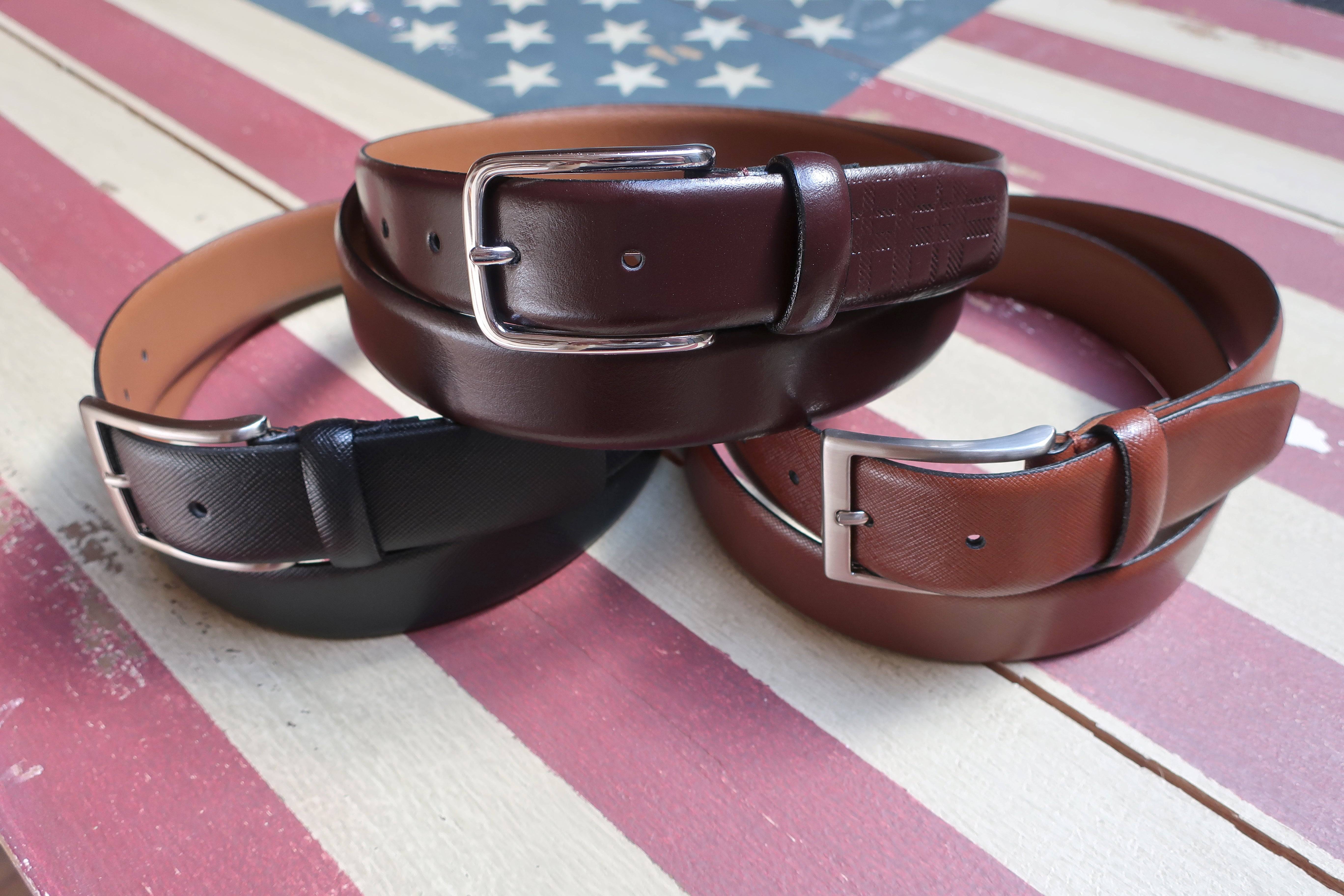 Anderson Full Grain Leather Belt Brown Made in USA Boconi Bags & Leather Goods Anderson Full Grain Leather Belt Brown Made in USA Boconi Bags & Leather Goods