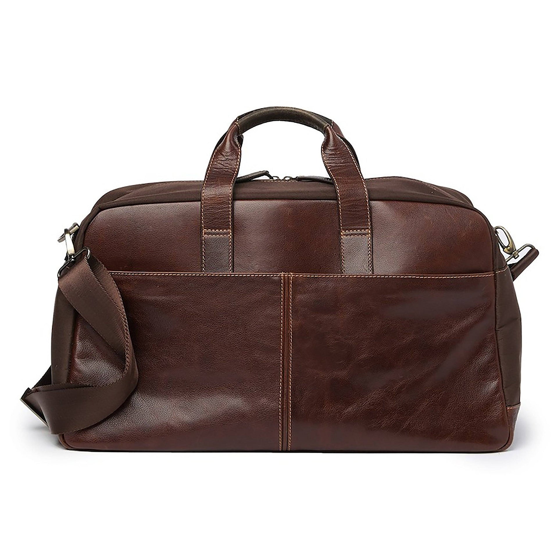 boconi garth traveler leather backpack Boconi Garth Commuter Leather Duffle Bag in Cognac